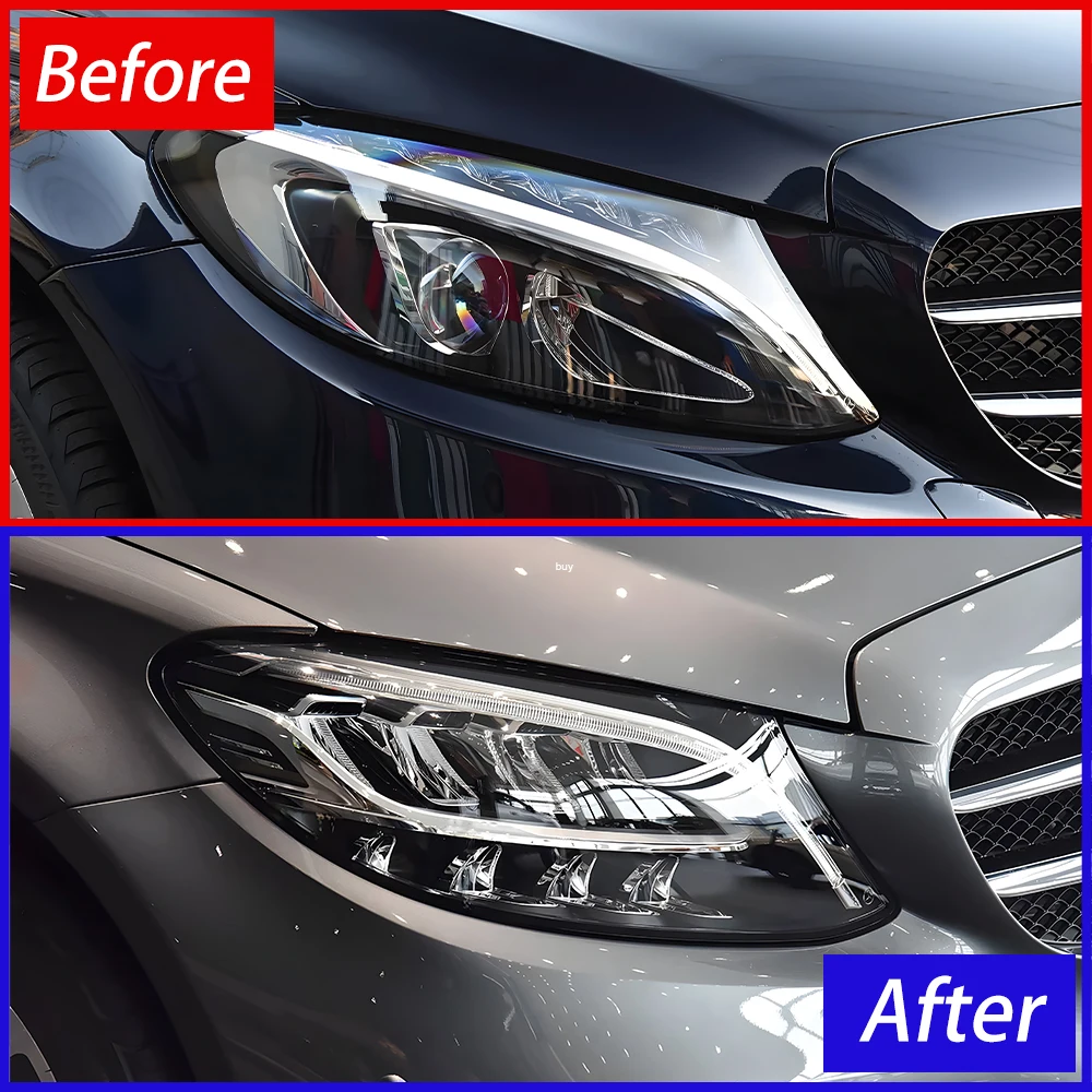 Faros LED Proyector LED Mercedes Clase C W205 2015-2018 – Estilo 2019 - imagen 3