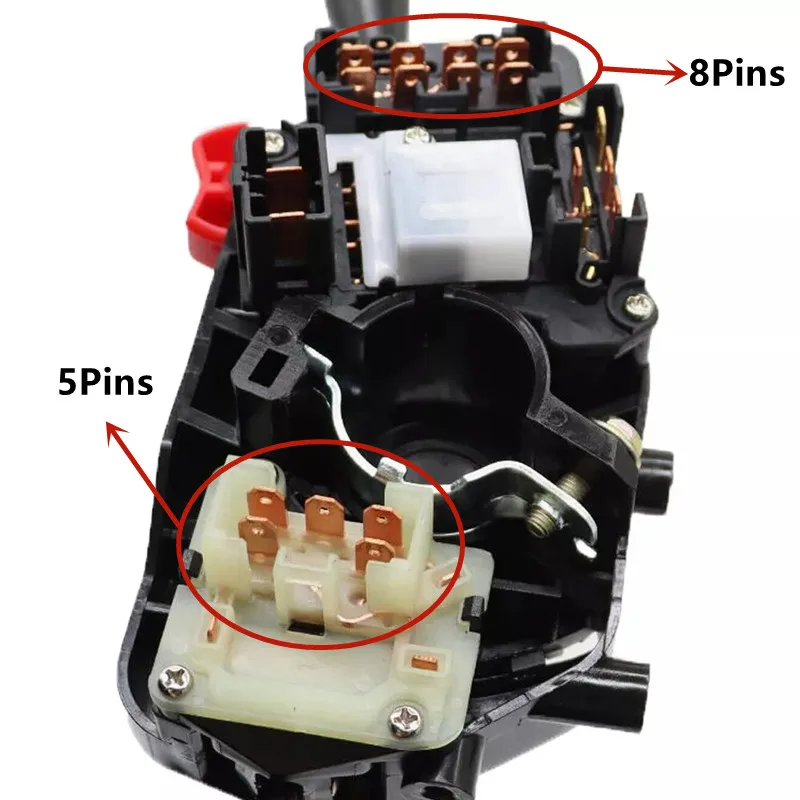 UB71-66-120 Interruptor combinación limpiaparabrisas giro Mazda B2000 - imagen 3