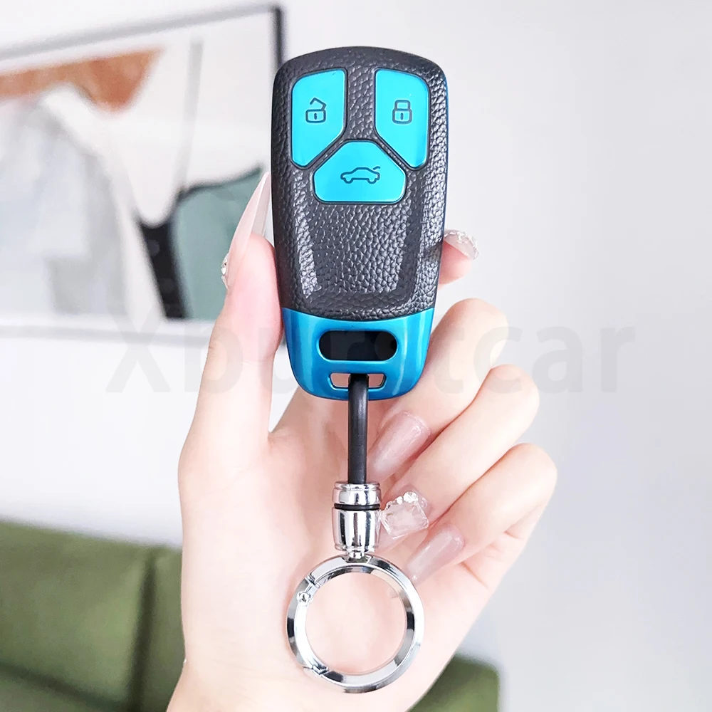 Funda para llave Audi de TPU efecto cuero – A4, A5, A6, Q5 y Q7 - imagen 3
