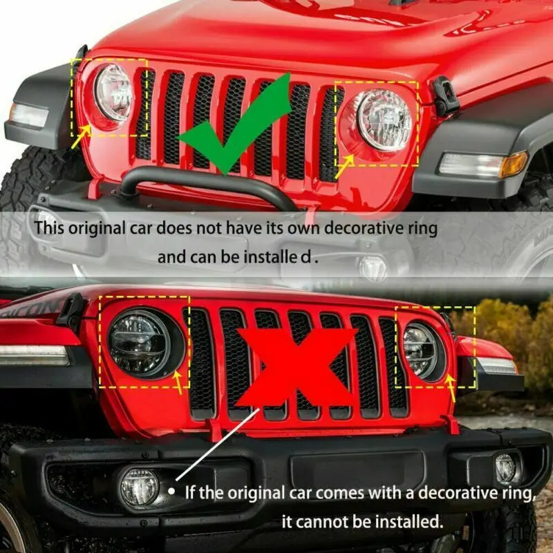 Embellecedor faro fibra de carbono Jeep Wrangler JL Gladiator 2018-2021 - imagen 2