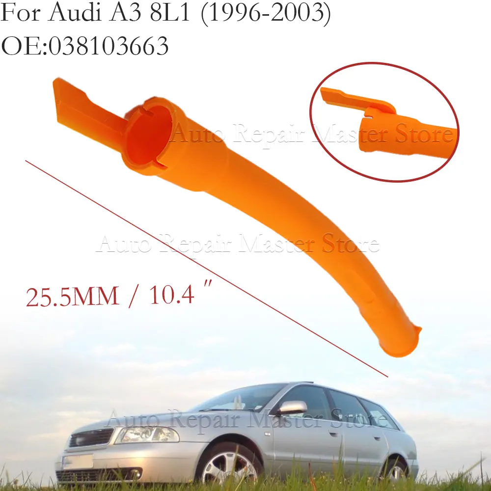 038103663 Tubo guía de varilla medidora de aceite para Audi A3 A4 A6 1,9 TDi para VW BORA GOLF Mk4 accesorios de coche piezas interiores productos de coche - imagen 2