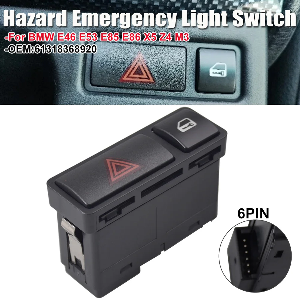 Interruptor emergencia BMW 61318368920 – E46 E53 E85 E86 - imagen 5
