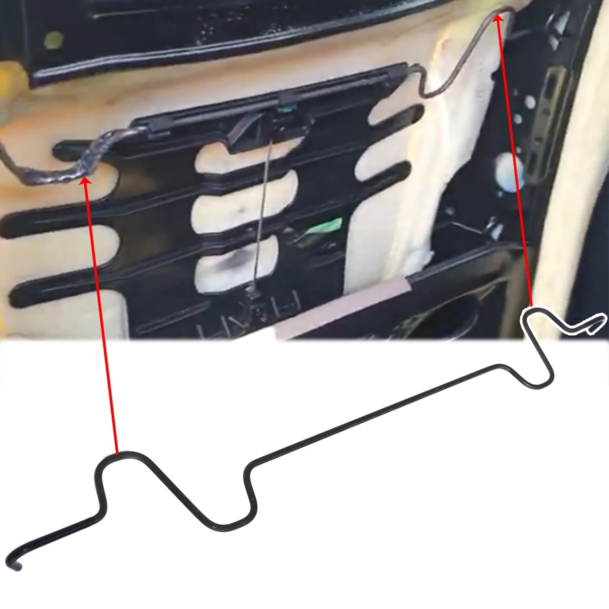 Cable reparación soporte lumbar asiento Ford Mondeo MK4 2007-2013