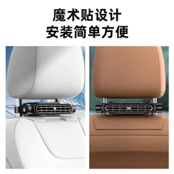 Ventilador cojín USB para asiento coche - Refrescante con turbina de aire