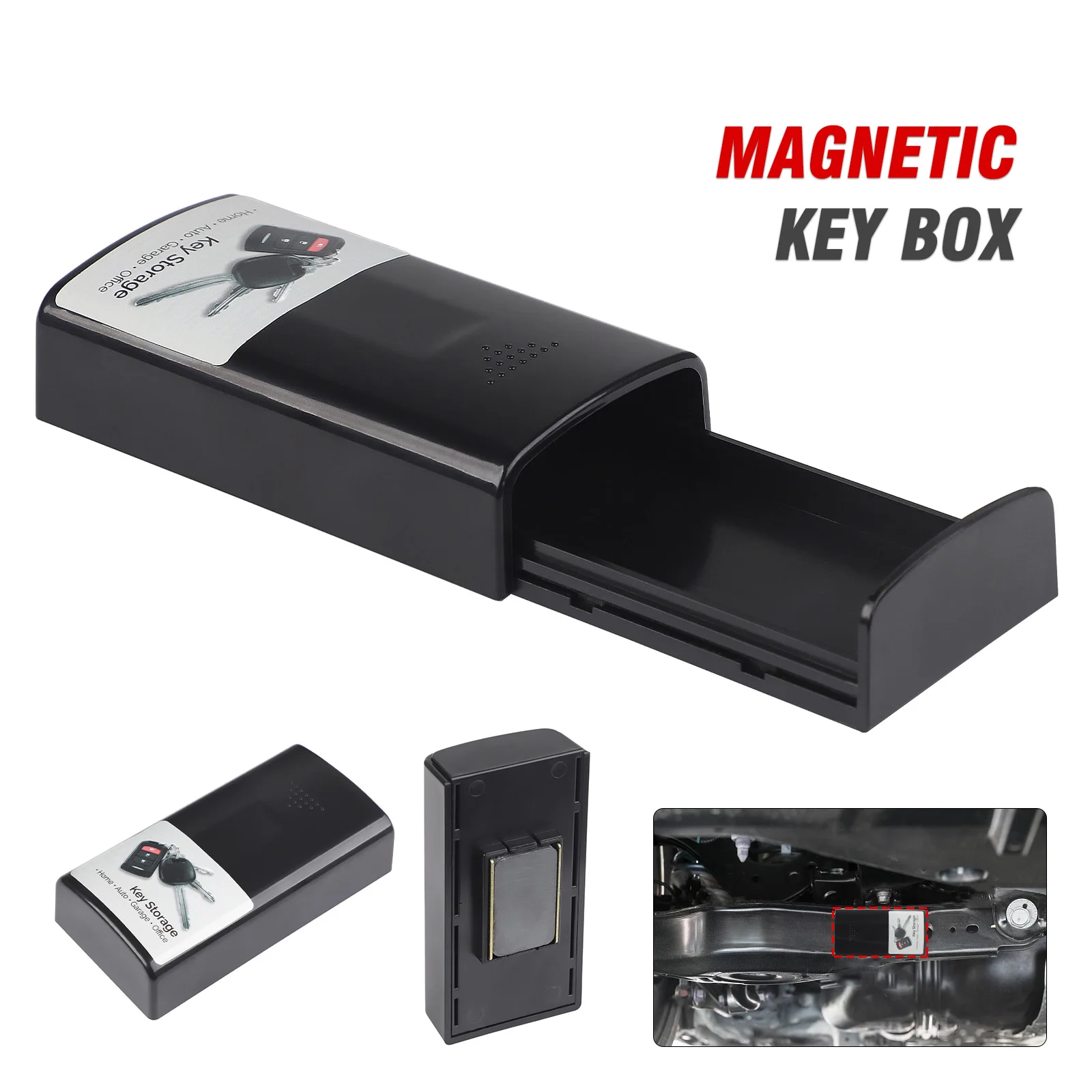 Caja magnética para llaves de coche impermeable y oculta