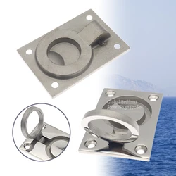 Tirador de puerta embutido plegable de acero inoxidable 316 universal