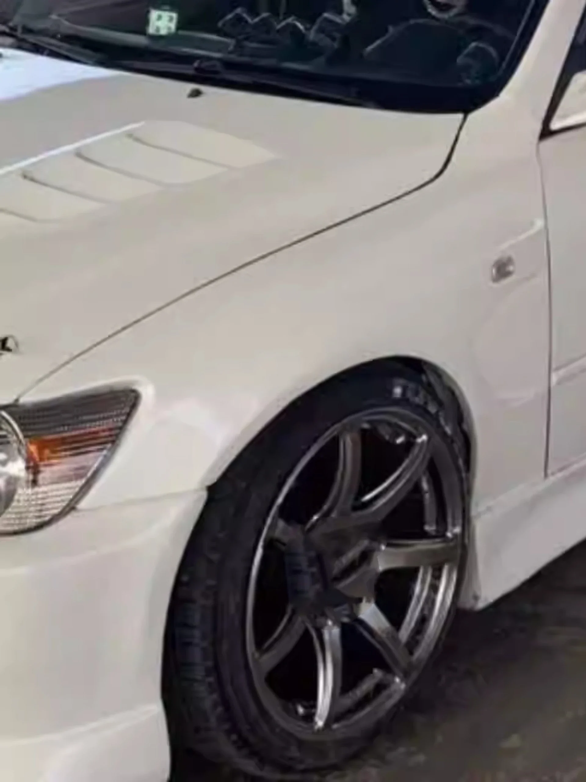 Guardabarros delantero de resina sin pintar para Lexus is200, Kit de carrocería de guardabarros ancho, accesorios para coche - imagen 5