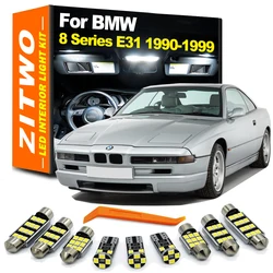 ZITWO Kit LED matrícula e interior para BMW Serie 8 E31