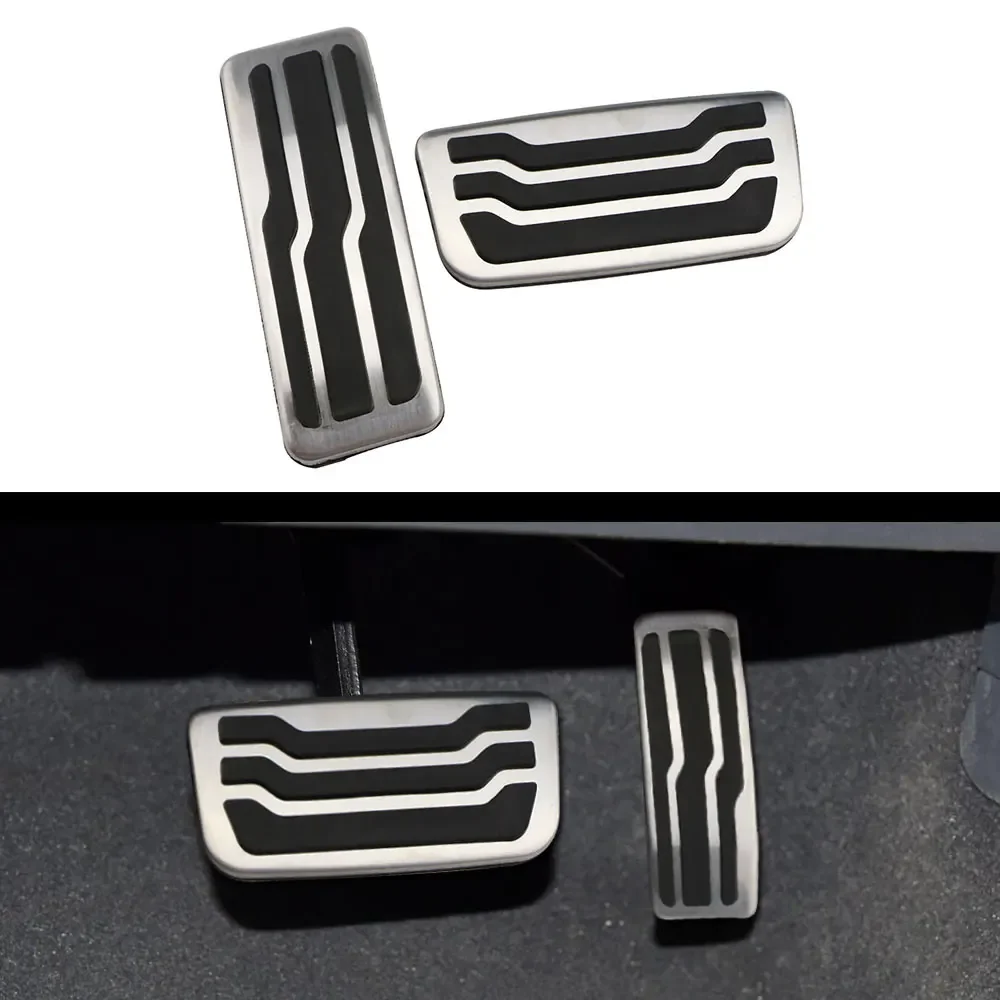 Cubiertas de pedal de acero inoxidable para Ford Everest y Ranger