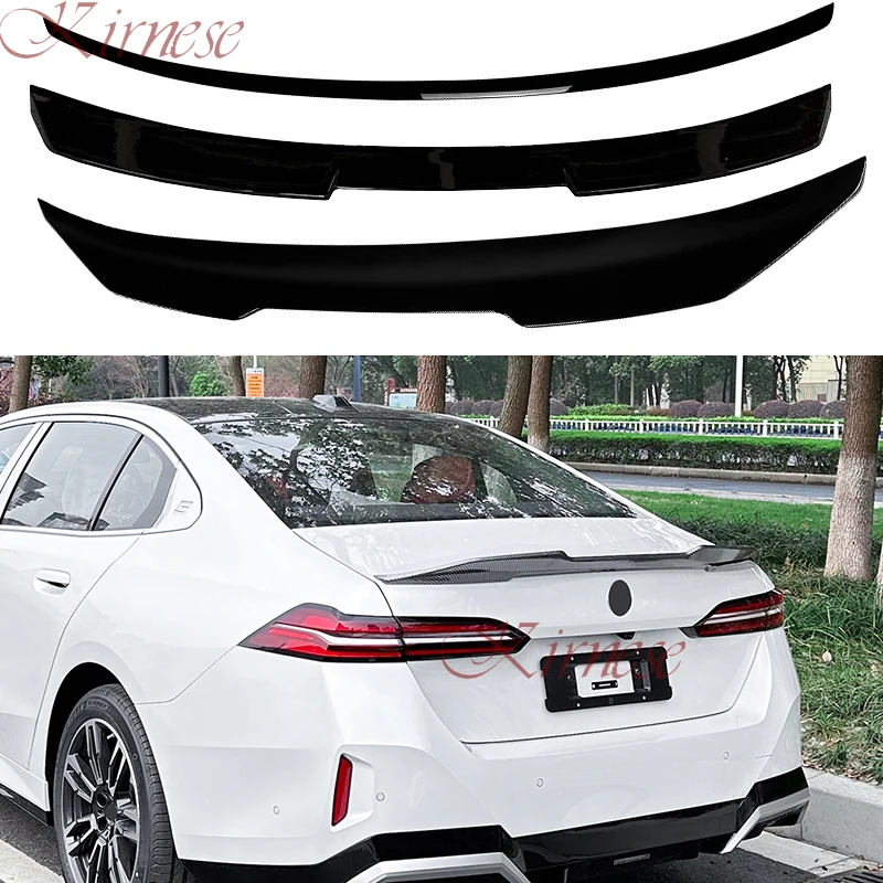 Tapa maletero con alerón BMW Serie 5 G60 i5 2024+ estilo carbon negro brillante