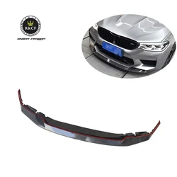 Labio divisor parachoques delantero fibra de carbono GTS BMW M5 F90