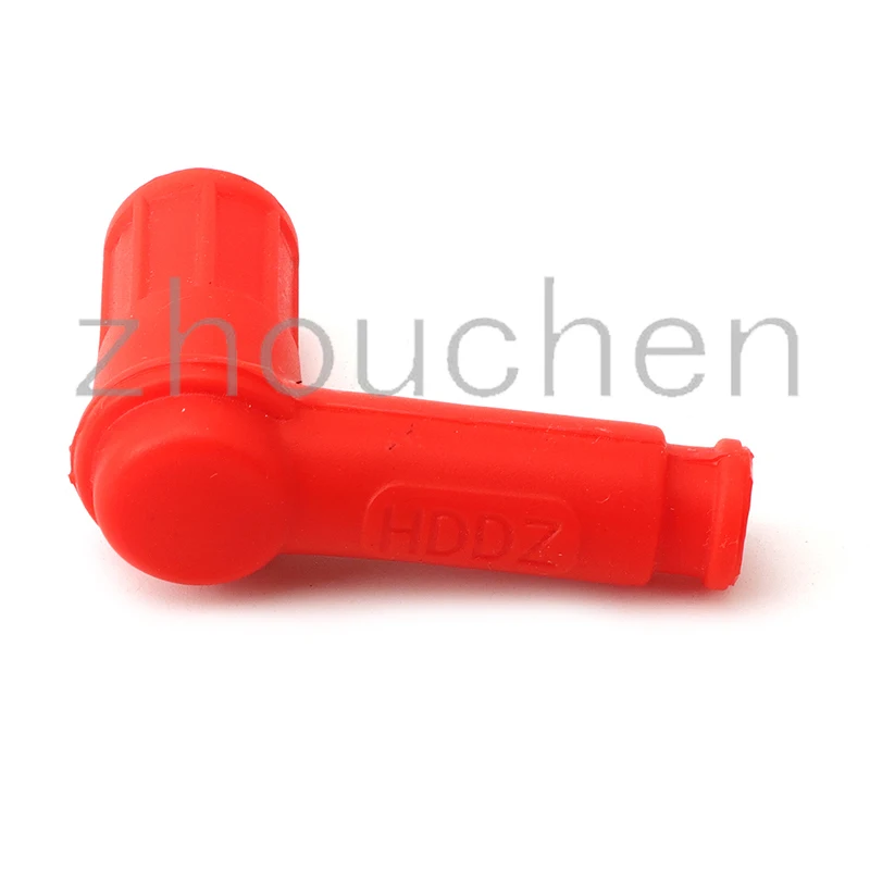 Tapa de bujía roja universal para motocicleta y buggy - imagen 5