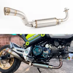 Sistema de escape completo Honda MSX 125 Grom 2013-2023 con DB killer