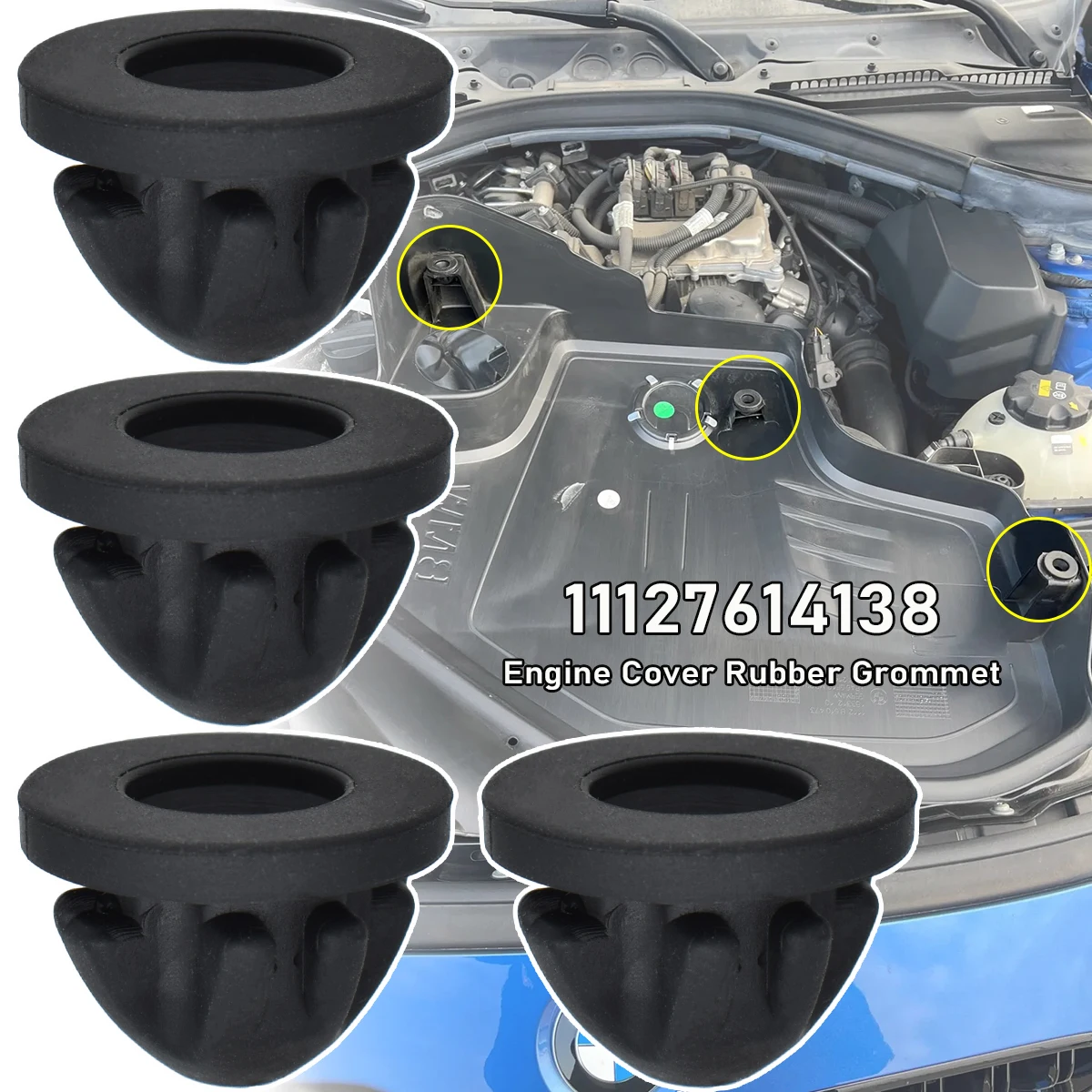 BMW 11127614138 – Casquillo de goma para tapa de motor