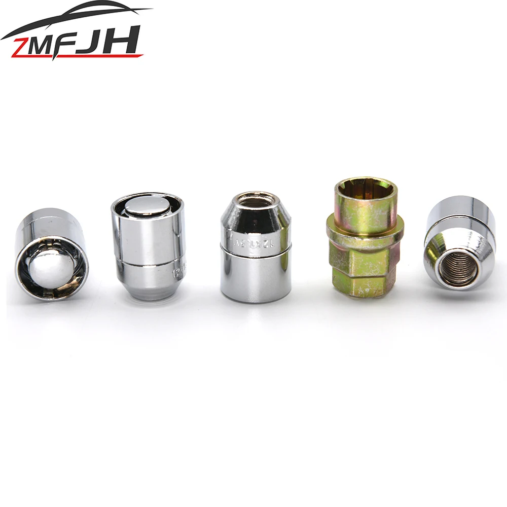 Tuercas antirrobo acero M12x1.5 para Toyota y Honda - juego completo