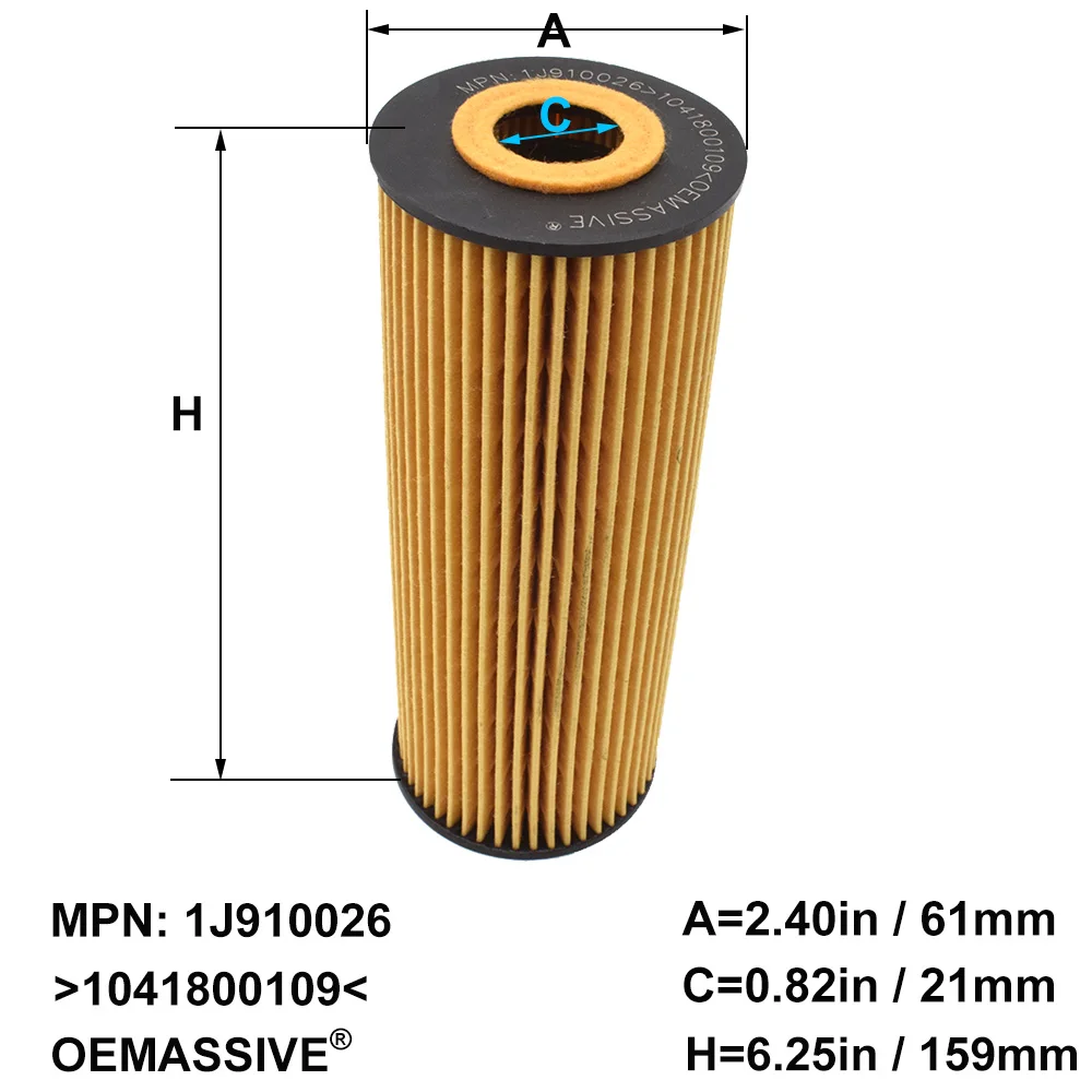 Filtro de aceite 1041800109 – Mercedes-Benz Vito, Sprinter, Clase C - imagen 3
