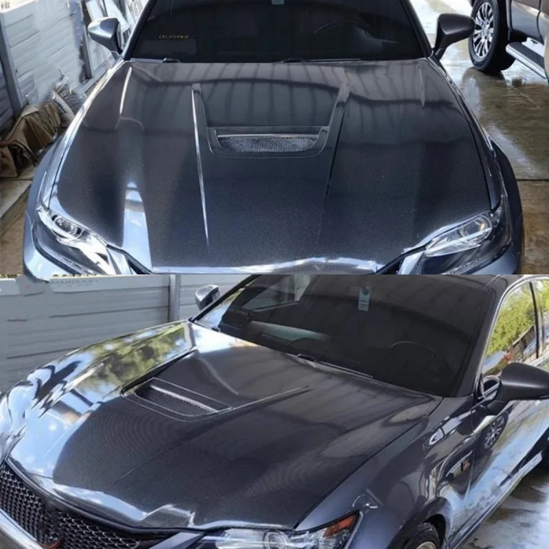 Capó de fibra de carbono Lexus GS200/GS300 2013-2015 - imagen 5