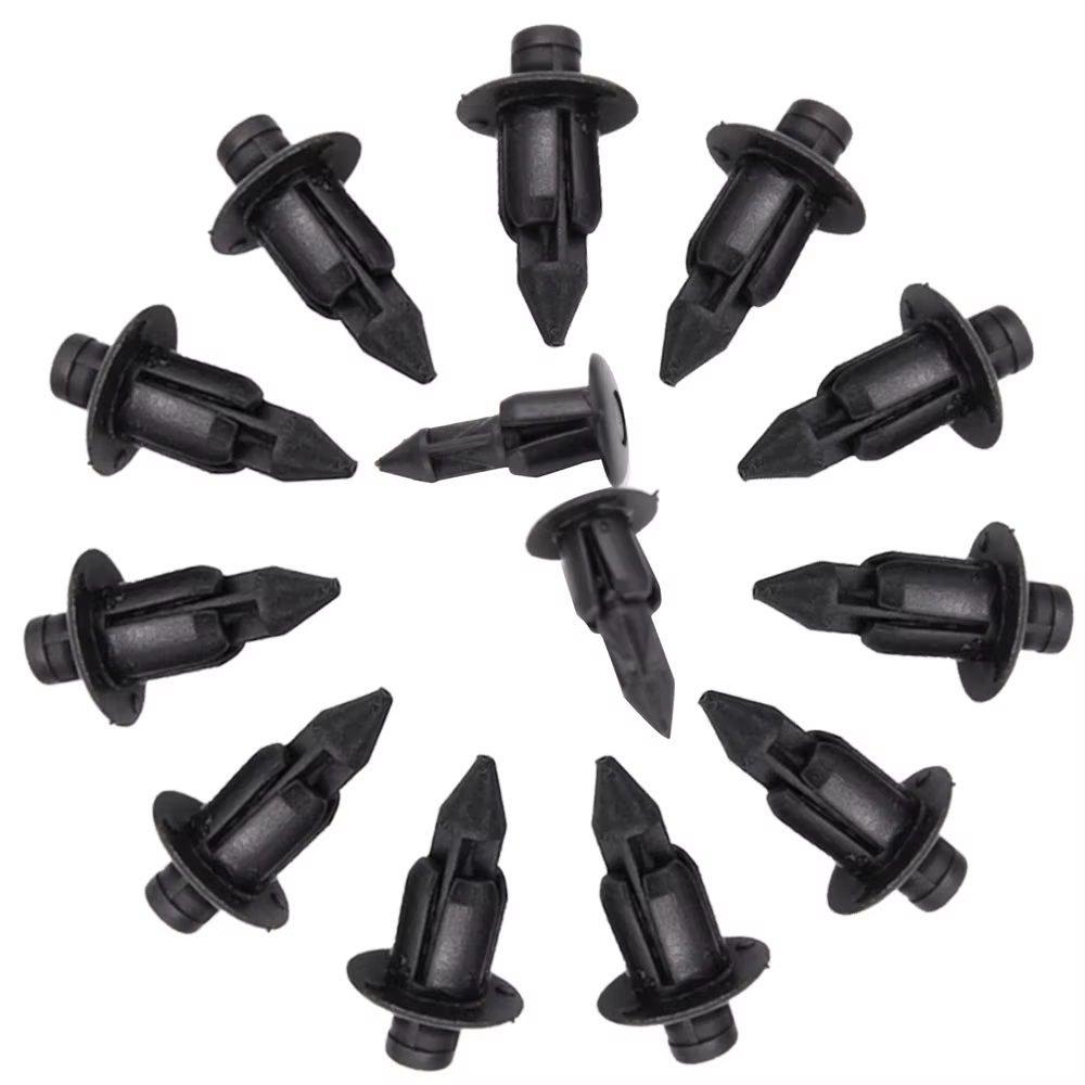 Kit de clips de panel negros de 6 mm para Suzuki GSXR - imagen 2