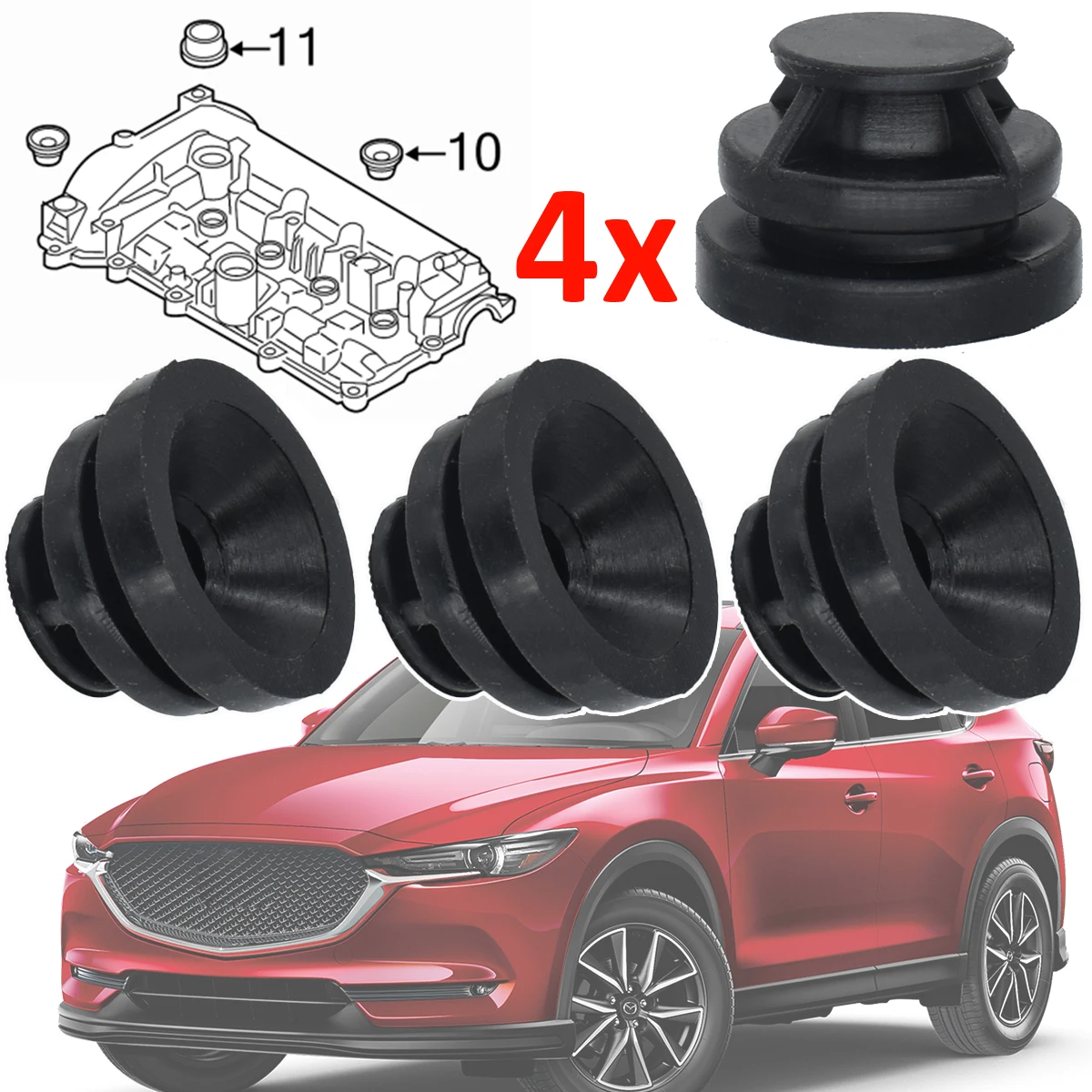 Tapa motor Mazda 3, 6, CX-4, CX-5