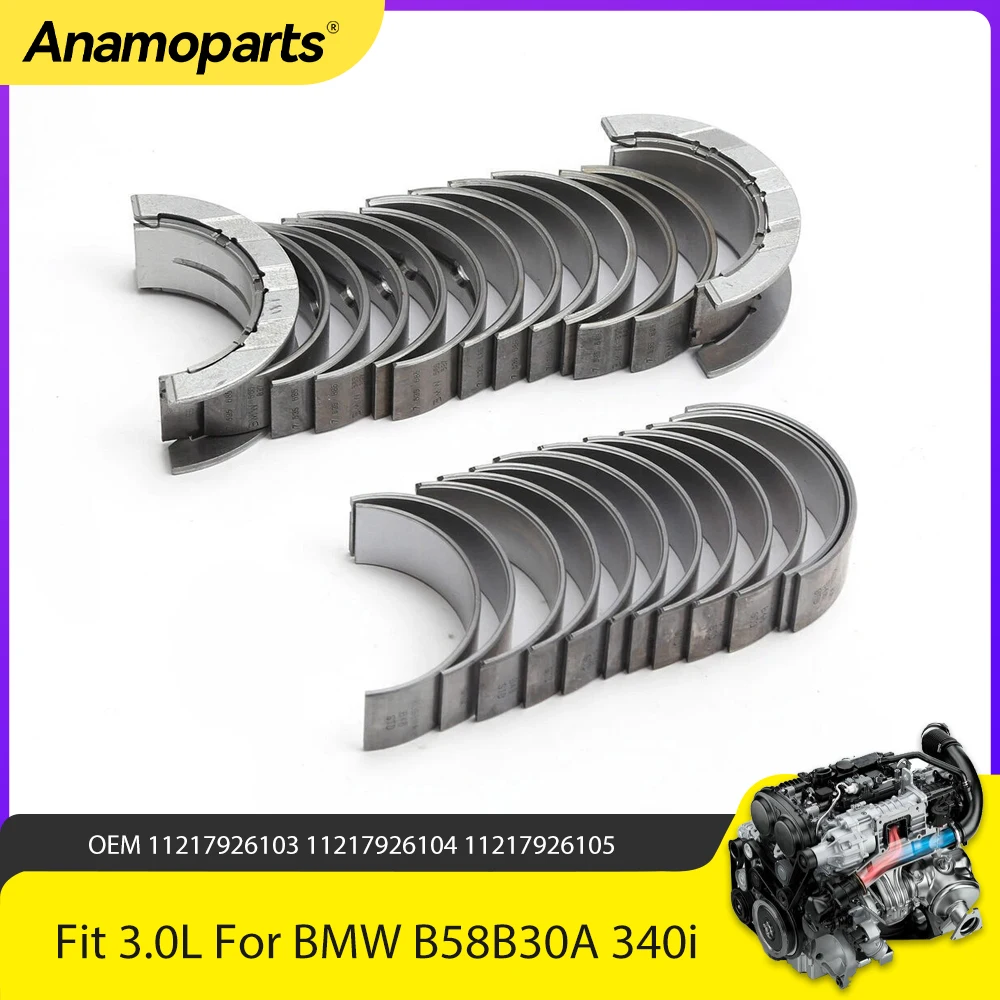 Rodamientos cigüeñal y biela Mian STD motor B58 – BMW 340i 440i