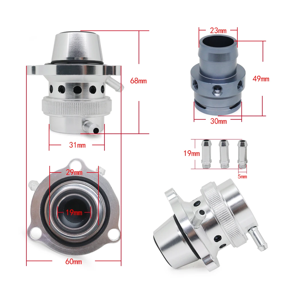 Válvula de descarga BOV turbo para Audi/VW 2.0 TFSI - imagen 5