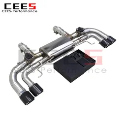 Escape trasero de acero inoxidable BMW M550i G30 4.4 biturbo