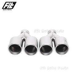 Terminal de escape doble acero inoxidable 2,5” – salida 3,5” tuning