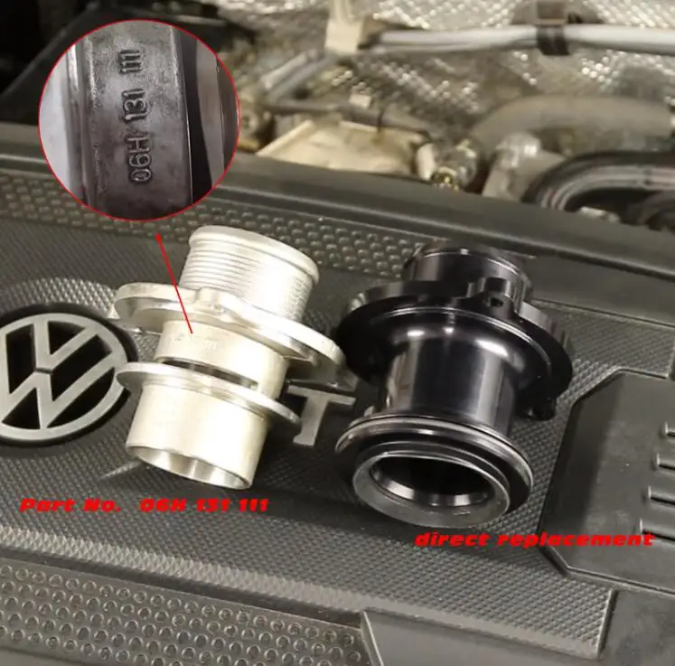Silenciador de salida turbo EA888 para VW Golf VII y Polo 2.0 TFSI - imagen 3