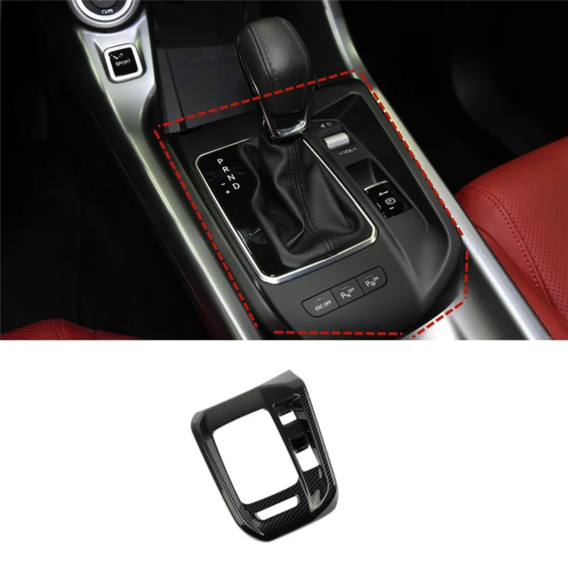 Cubierta consola central Dodge Hornet 2023/24 fibra de carbono ABS - imagen 4