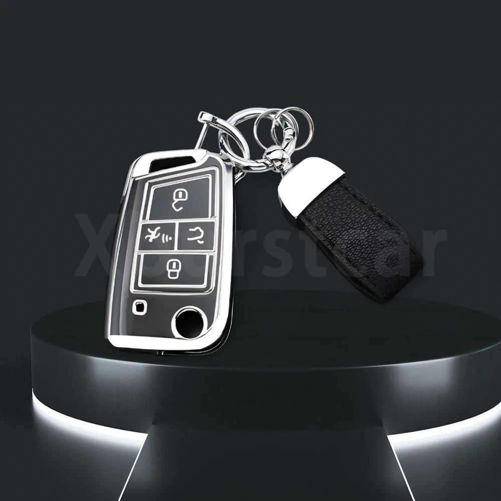 Funda TPU con tapa para llave VW Golf 7, Tiguan, Skoda Octavia y Seat - imagen 3