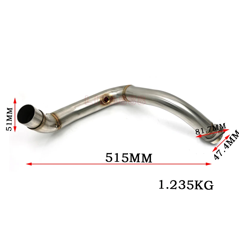 BMW G310R G310GS tubo de escape delantero antideslizante pit bike - imagen 2