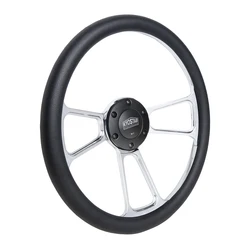 Volante universal microfibra 350mm - 14 pulgadas