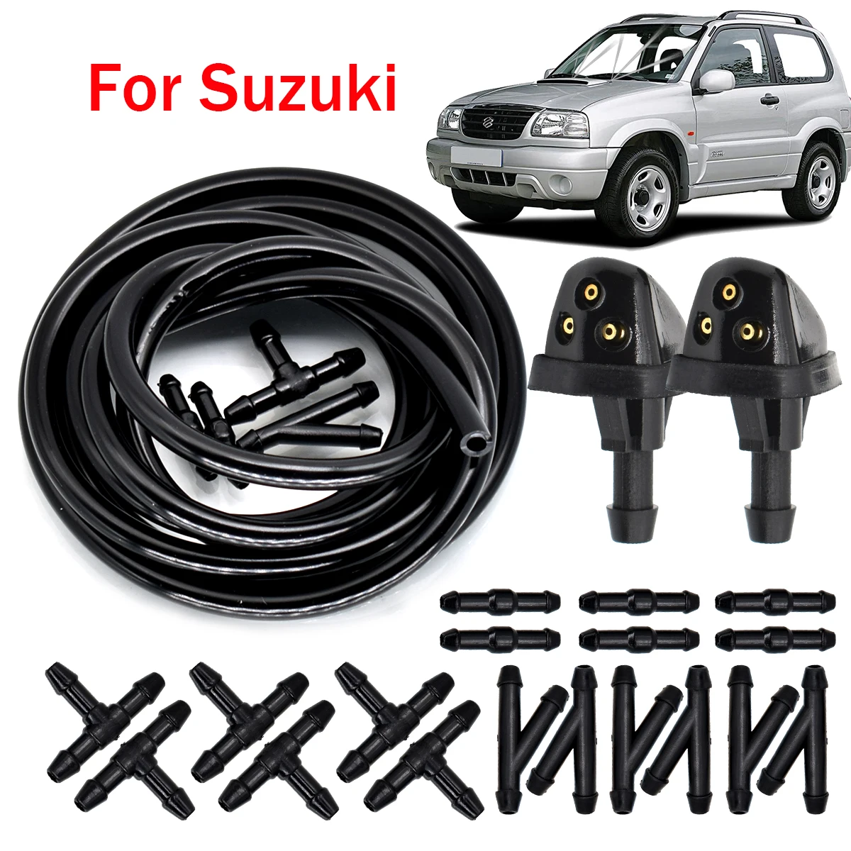 Boquillas limpiaparabrisas delanteras Suzuki Swift, SX4 y Grand Vitara