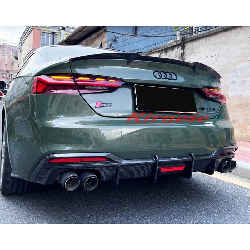 Alerón trasero de fibra de carbono para Audi A5/S5 S-Line B10 - imagen 4