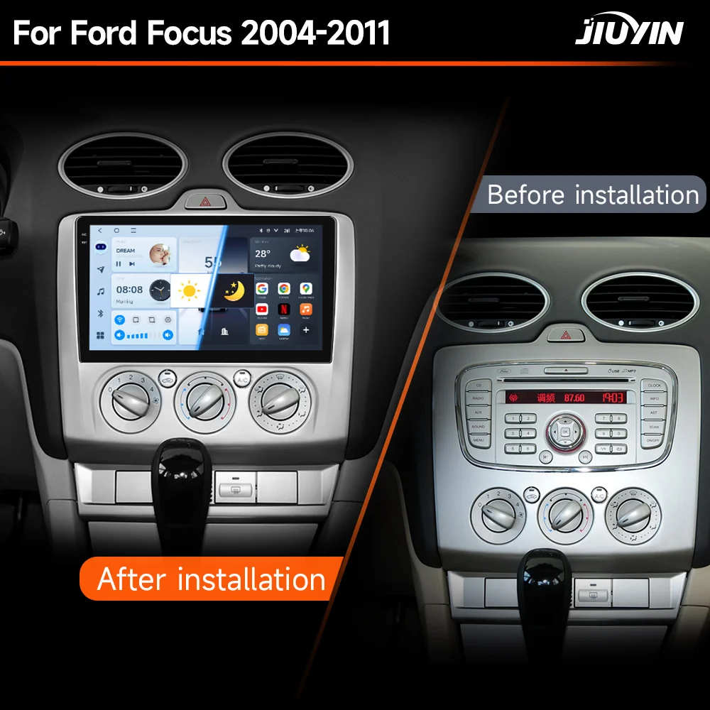 Radio CarPlay y Android Auto para Ford Focus II 2004-2011 - imagen 4