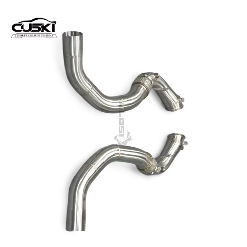 Bajante de escape de acero inoxidable para BMW X5 M F95 4.4 TT (2020-2024)