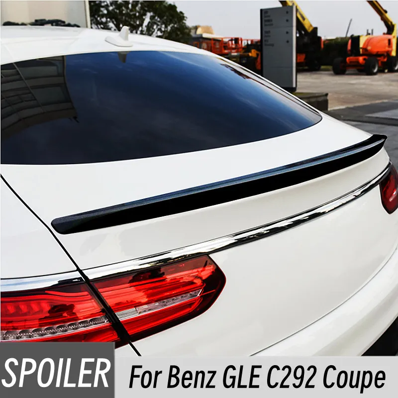 Alerón de maletero de carbono negro para Mercedes-Benz GLE Coupé C292