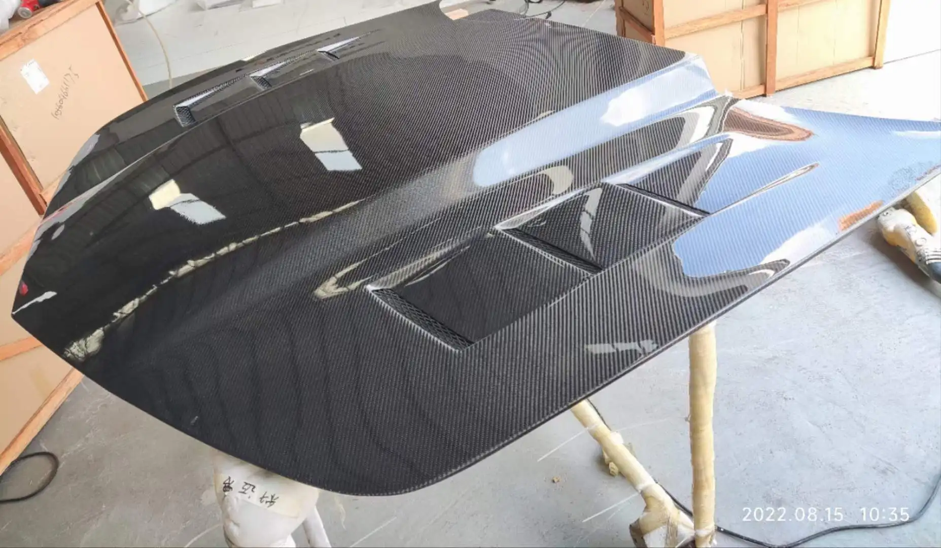 Capó fibra de carbono estilo ZL1 para Chevrolet Camaro 2016-2019 - imagen 3