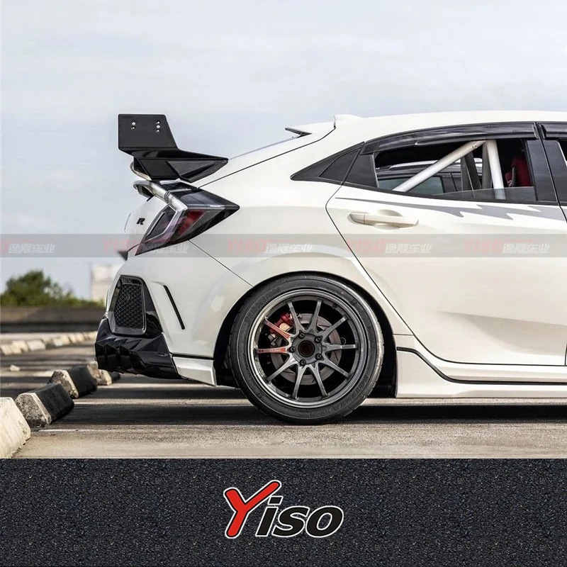 Alerón trasero ABS efecto carbono Honda Civic Type R FK8 2016-2021 - imagen 3