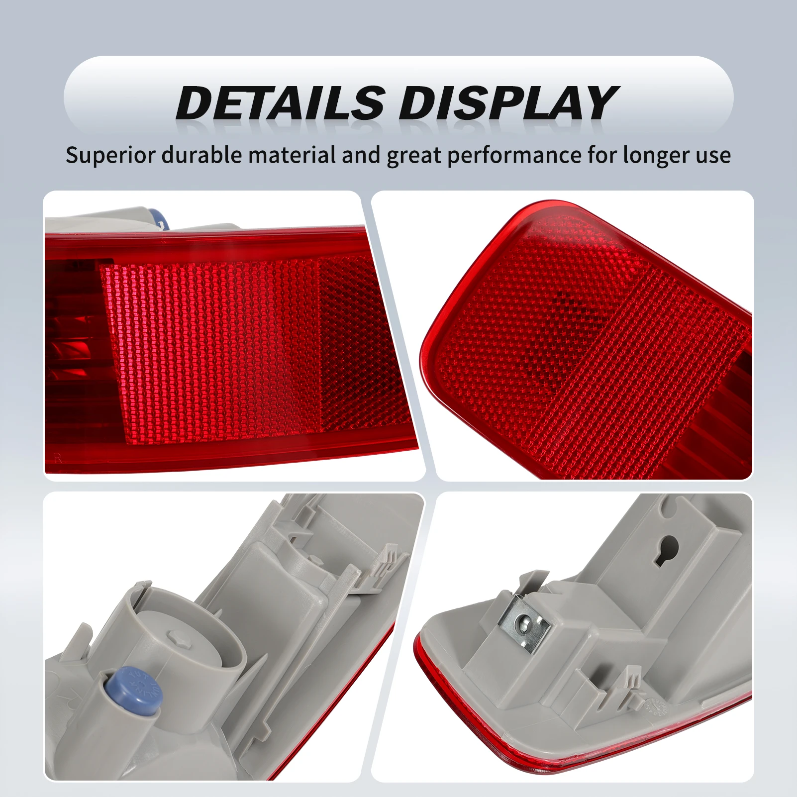 Mitsubishi 8355A004 reflector paragolpes trasero Outlander 2007-2013 - imagen 3