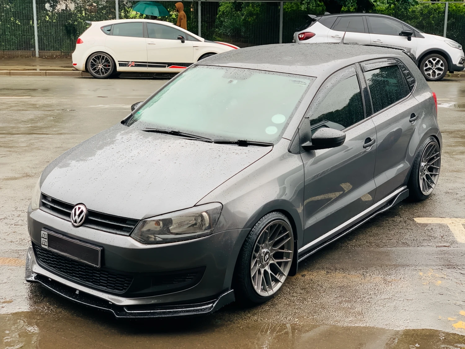 Vista del divisor delantero para Polo MK5