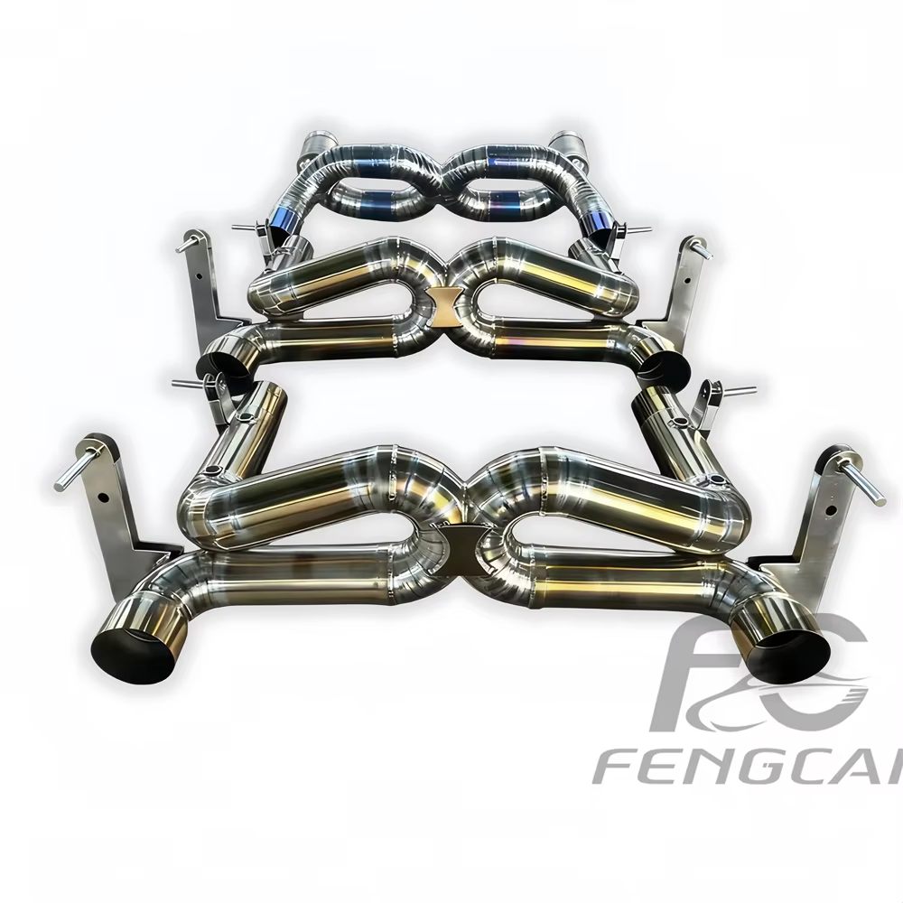 Escape catback de titanio para Ferrari F8 3.9T 2019-2024 - imagen 5