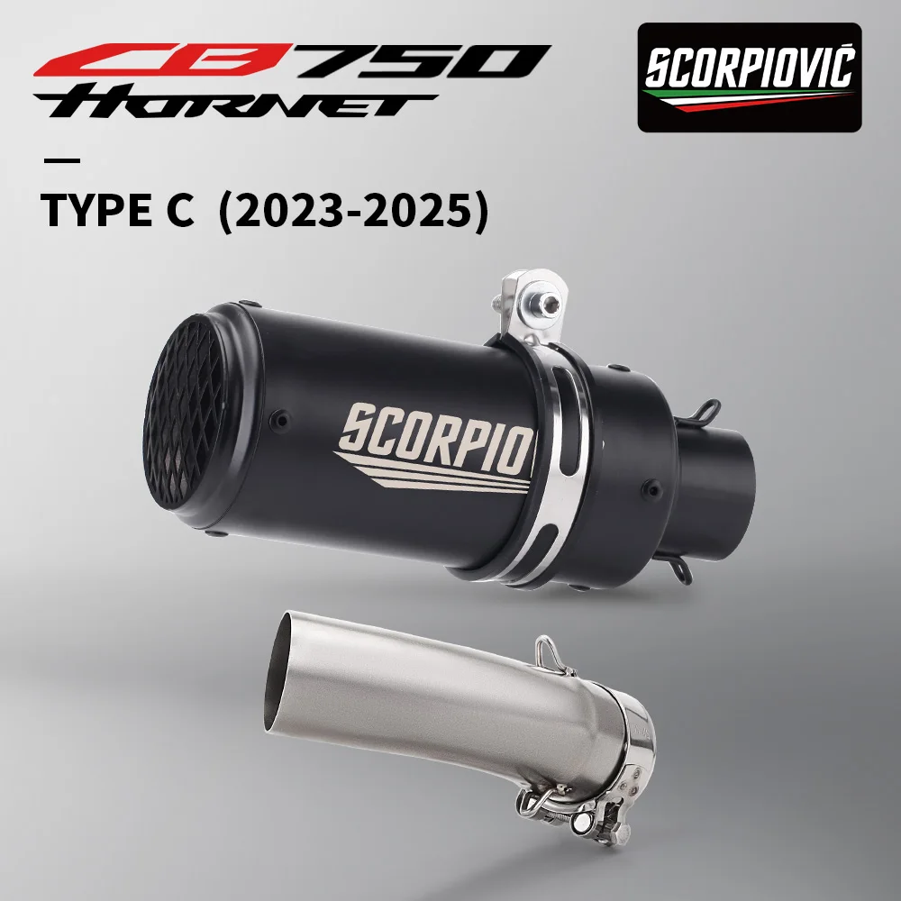 Silenciador y tubo de escape para CB750 Hornet