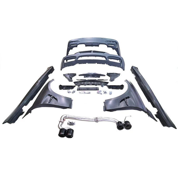 Kit carrocería BMW F30 M3 2013-2018 faldones alerón capó guardabarros - imagen 2