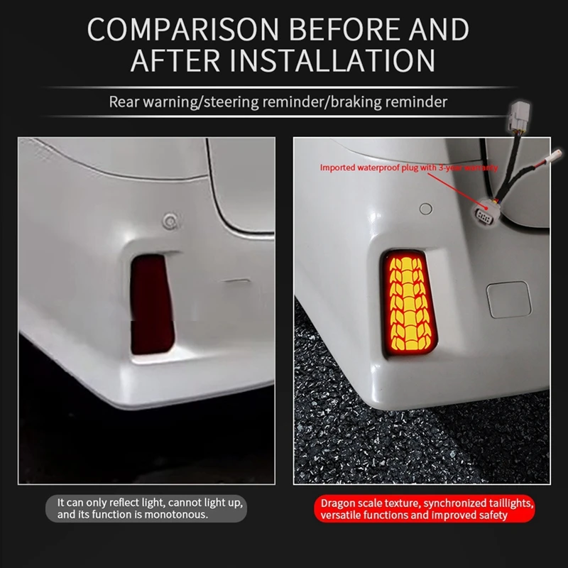 Luces LED antiniebla traseras Toyota Alphard Vellfire AH30 - imagen 3