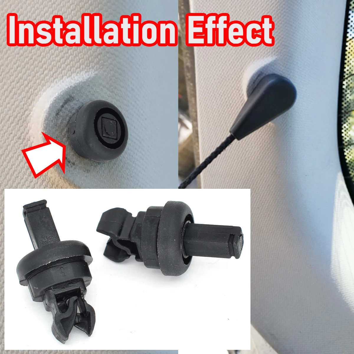 Citroën 1606854680 clips de maletero trasero para C4 B7/DS4/DS5 - imagen 3