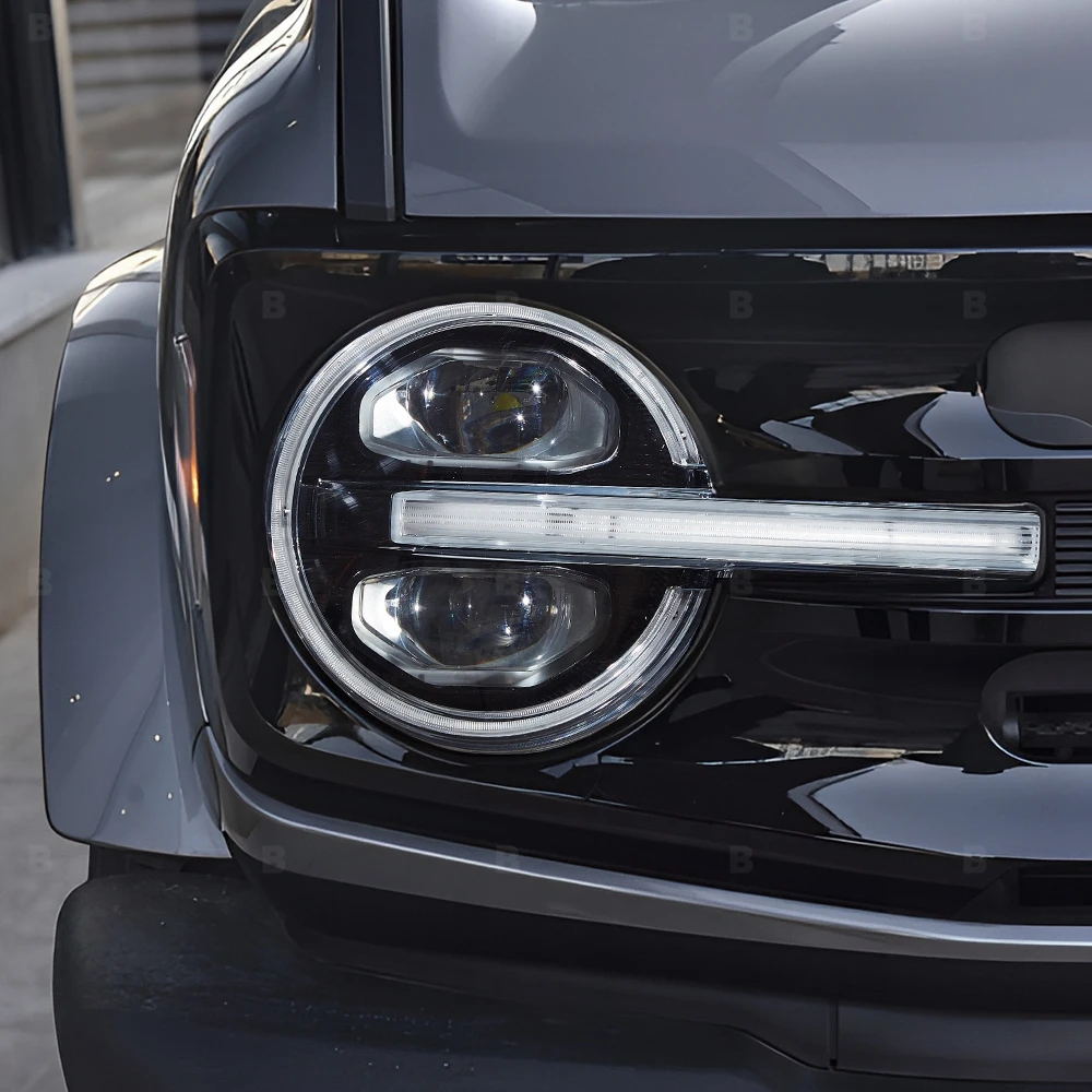 Faros delanteros LED proyector para Ford Bronco 2021-2024, conjunto - imagen 2