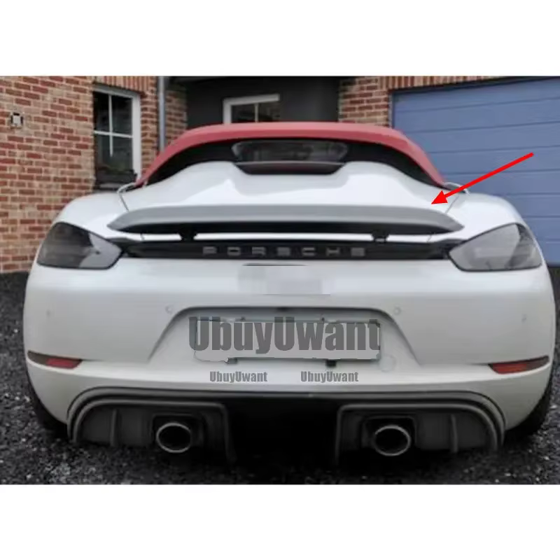 Alerón trasero de fibra de carbono Porsche 718 Cayman/Boxster 2016-2022 - imagen 4