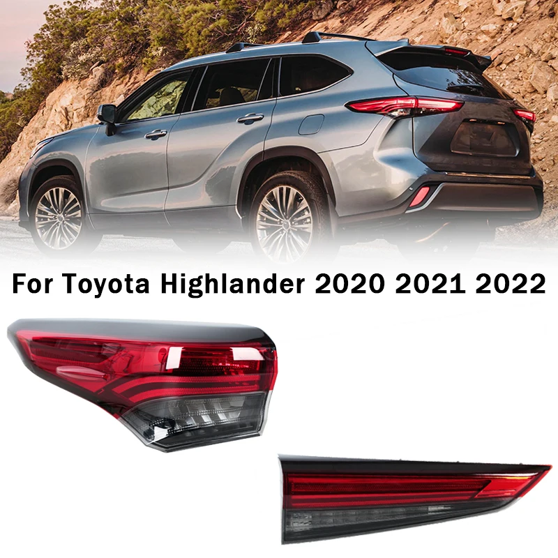 Faro trasero LED Toyota Highlander 2020-2022 freno y marcha atrás