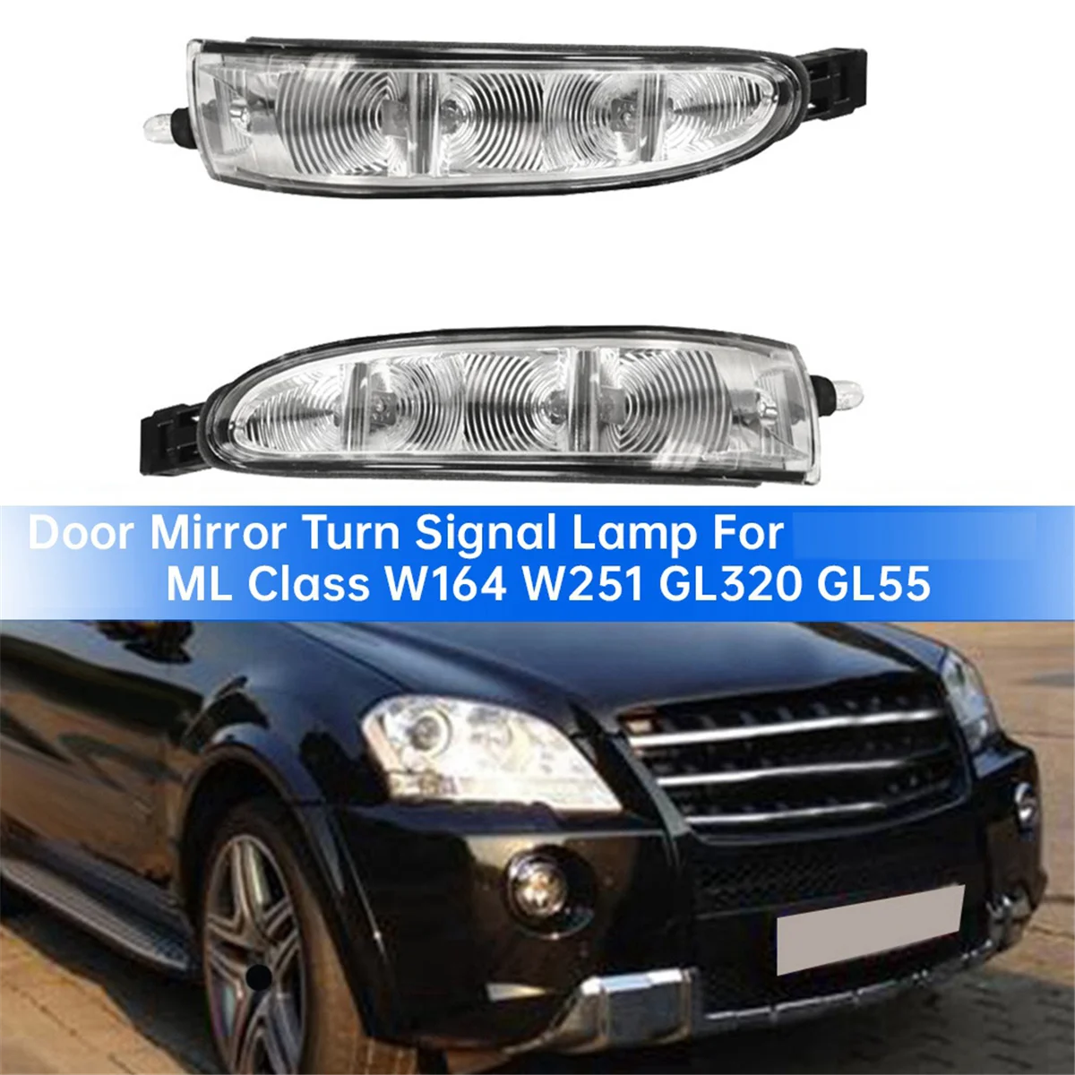 Piloto intermitente retrovisor Mercedes ML W164 y Clase R - imagen 5